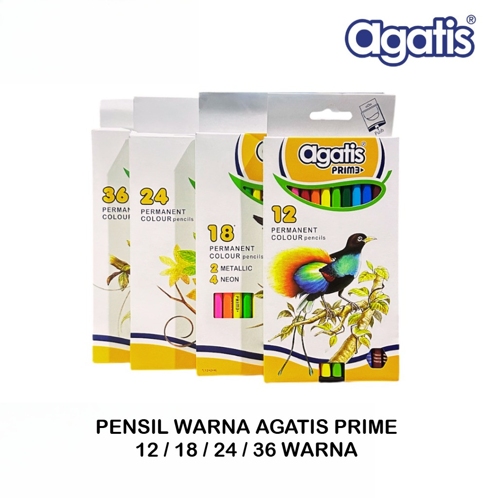 

Pensil Warna Agatis Prime 12 18 24 36 Warna