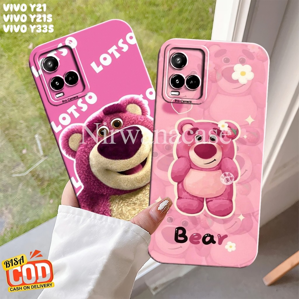 Sillikon Hp Vivi Y21 Y21S Y21A Y21T Y33S Y33T Motif Lotso Case Fashion Lucu Terbaru - Case Pro Camer