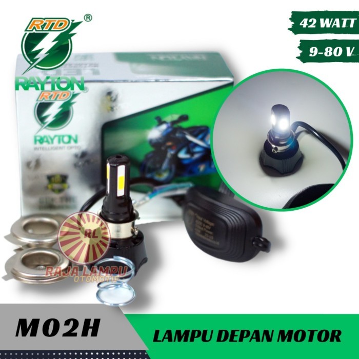 Lampu motor RTD 4 Sisi LED M02H LAMPU RTD Original RTD LED ORI GARANSI