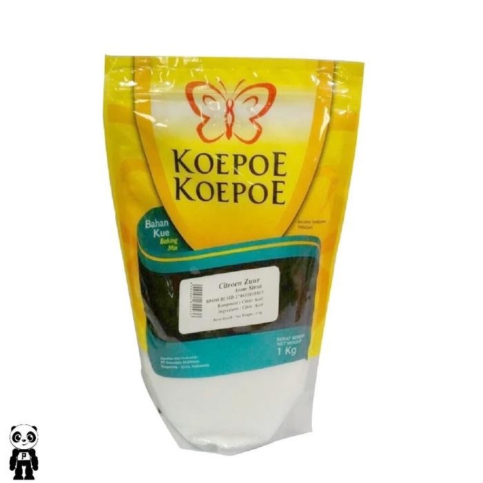 

￼Koepoe Koepoe Citroen Zuur Asam Sitrun 1Kg Asam Sitrat/ Asam Citrun
