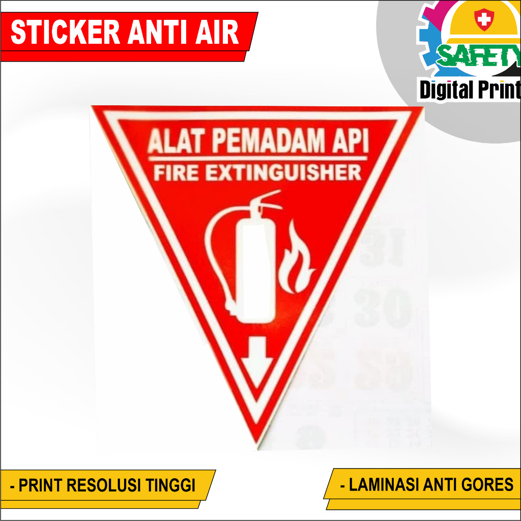 

STIKER SIGN ALAT PEMADAM API STIKER FIRE EXTINGUISHER STIKER VINYL VARIAN UKURAN PROMO
