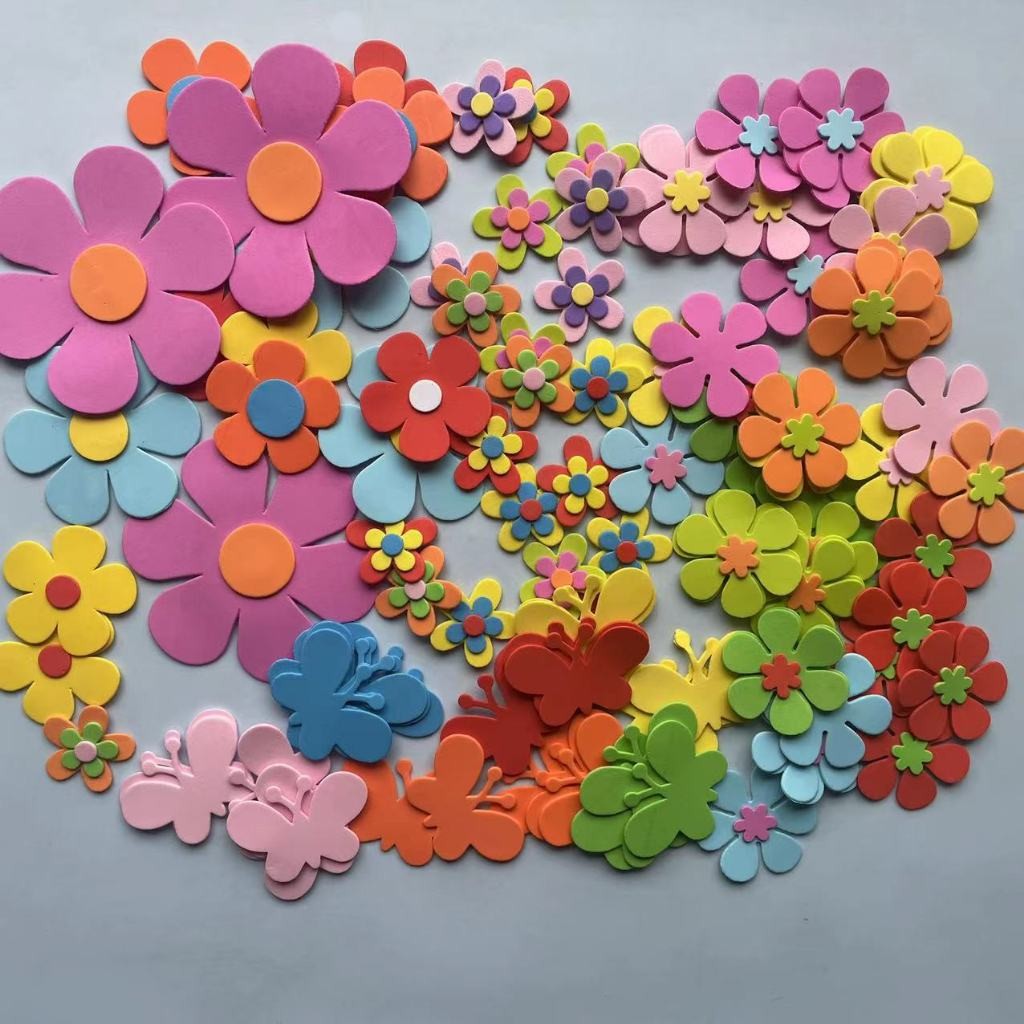 Kerajinan SPON EVA Dekorasi Dinding 3D Rumah Sekolah Kantor stiker dekoratif dinding kamar bayi anak