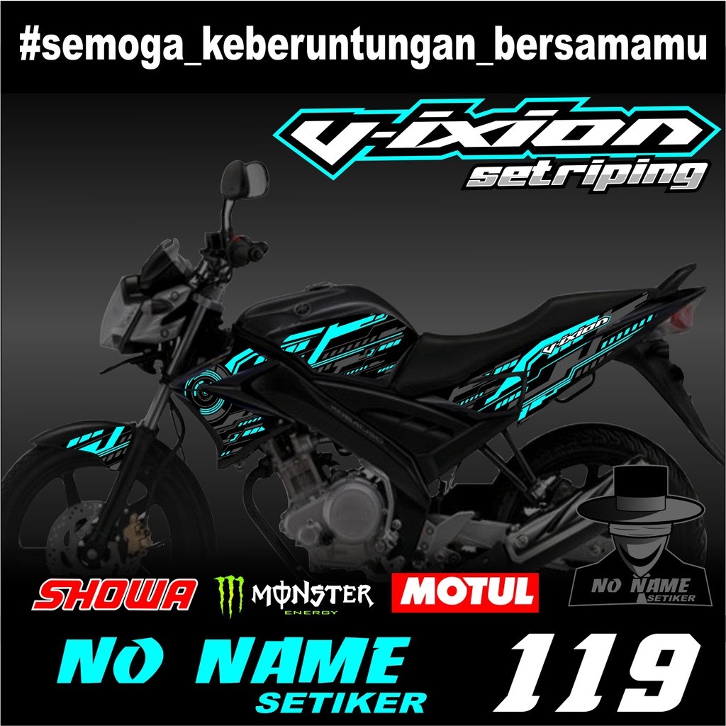 Stiker Striping Lis Body Vixion Old 2011 2012 List Stiker Striping Vixion Old