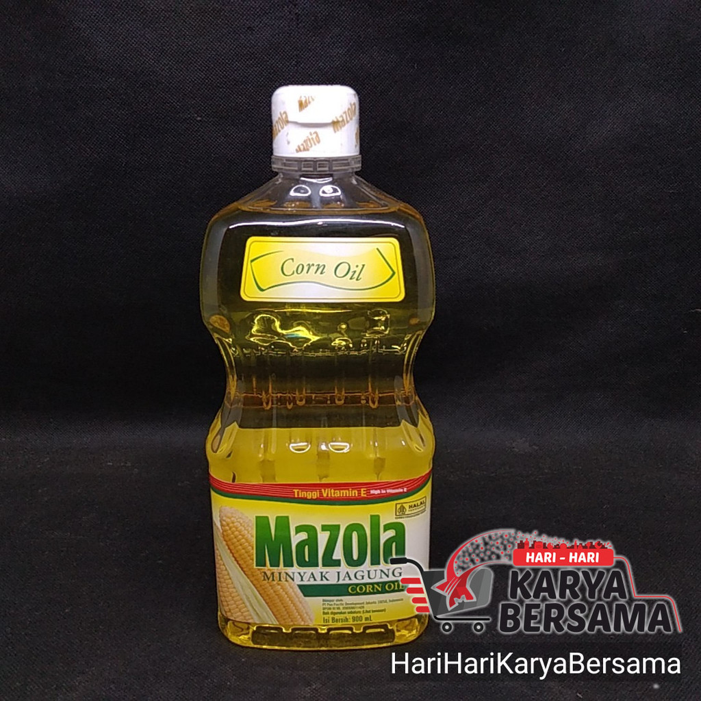 

MAZOLA MINYAK GORENG JAGUNG CORN OIL BOTOL 900ML