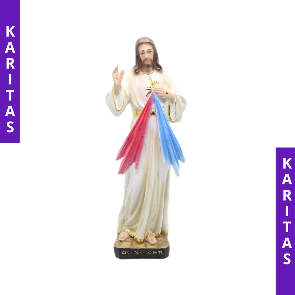 PATUNG TUHAN YESUS KERAHIMAN 30 CM / PATUNG TUHAN YESUS / PATUNG YESUS BESAR / PATUNG MARIA