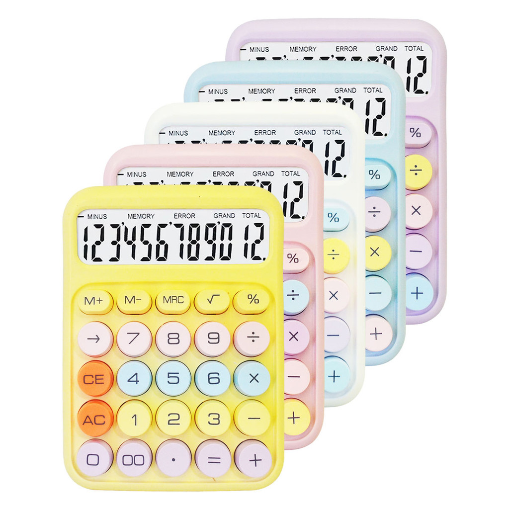 

Calculator Kalkulator Korea Karuida KK-2260 Ctifree CL-1022 Lucu Viral 12 Digit Pastel