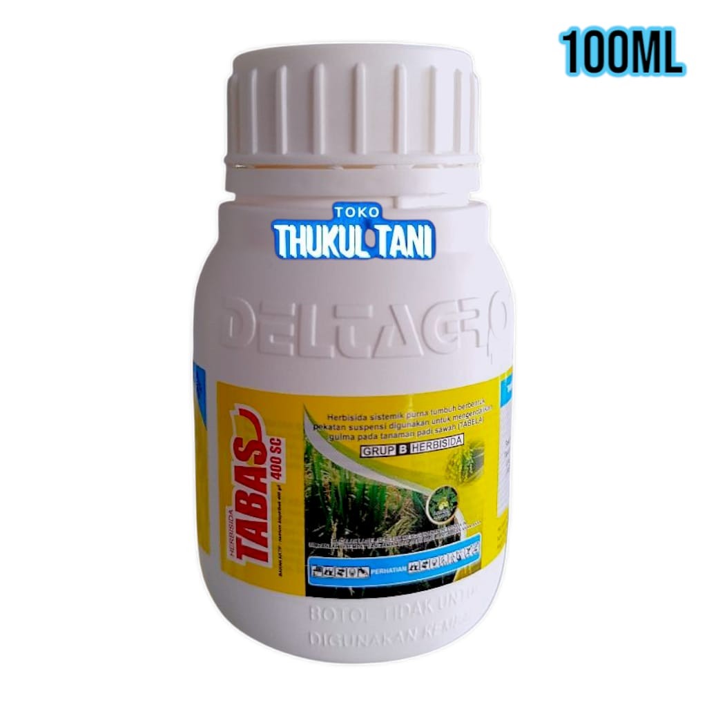 TABAS 100ML 400SC OBAT HERBISIDA SELEKTIF PADI RACUN PEMBASMI GULMA LIAR DAUN LEBAR RUMPUT TEKI