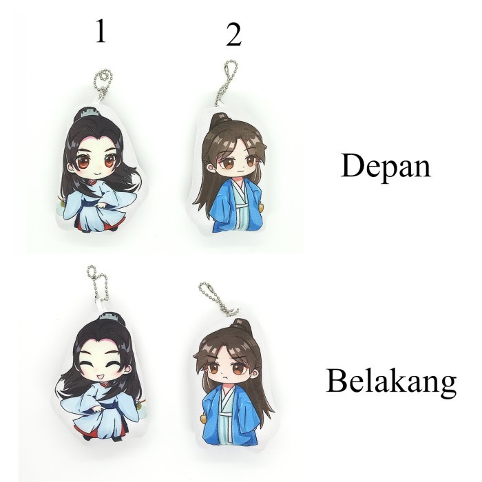 Gantungan boneka shan he ling word of honor wen kexing zhou zishu