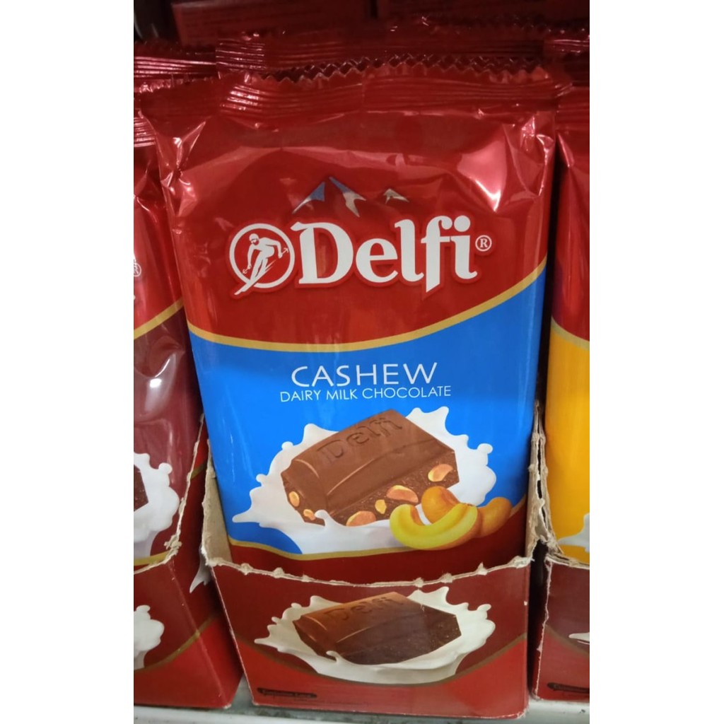 

DELFI CASHEW DAIRY MILK CHOCOLATE 125