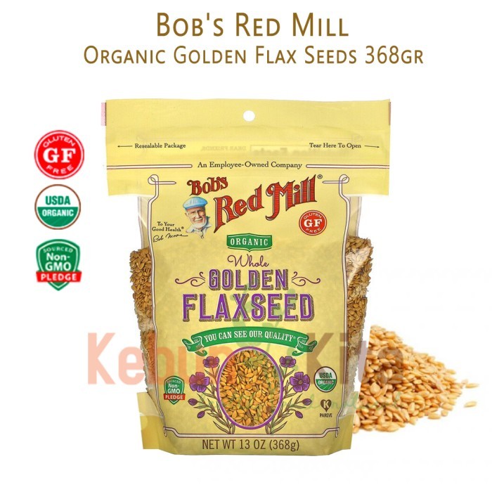 

Bob's Red Mill Organic Golden Flax Seeds 13 oz ( 368gr )