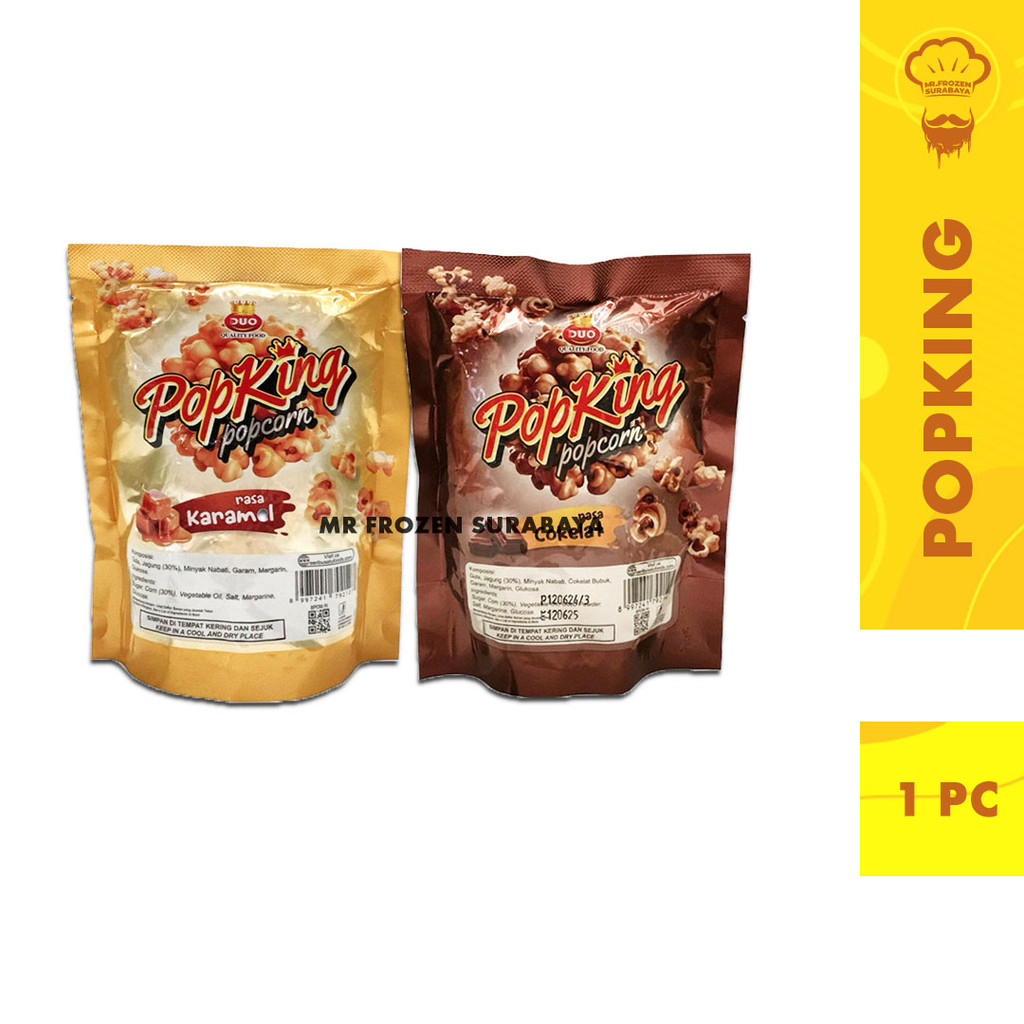 

POPKING - Popcorn Duo 30gr Karamel dan Coklat