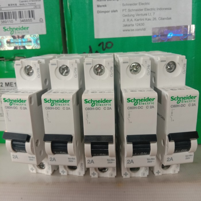 mcb dc c60h-dc 2a 1phase schneider