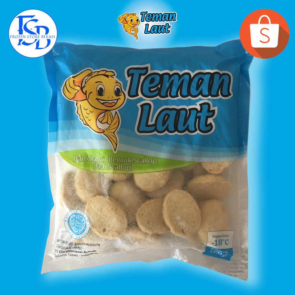 

(DERIFROZEN) SCALLOP TEMAN LAUT 500GR