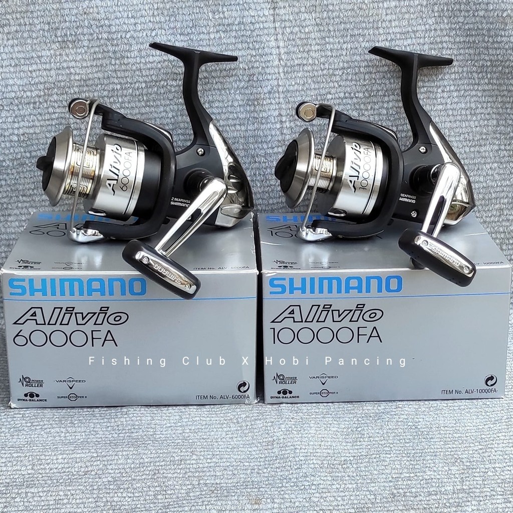 Reel Spinning Shimano Alivio FA 6000 10000, Reel Untuk laut, Jigging dan dasaran