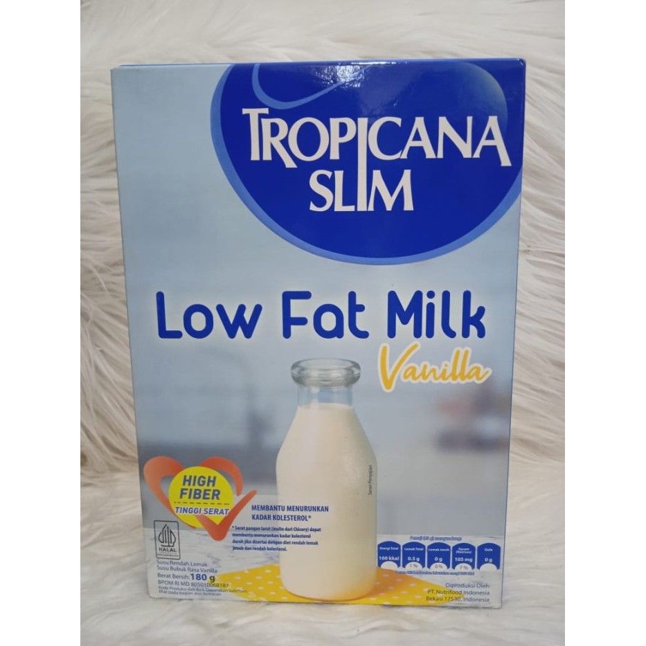 

Tropicana Slim Low Fat Vanila - 180gr