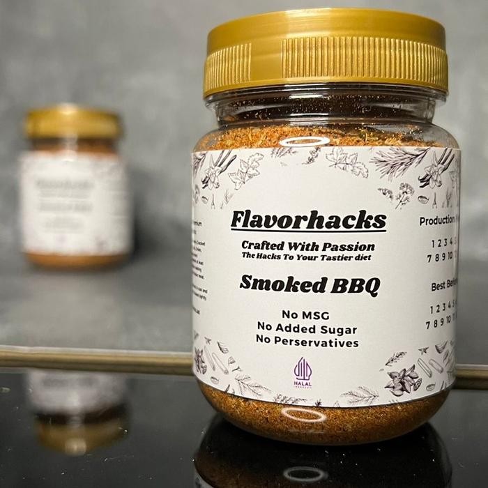 

[[Promo]]Best Seller Flavorhacks Smoked BBQ Rub Seasoning Bumbu Diet no Sugar , MSG maupun pengawet . Masakan Rempah