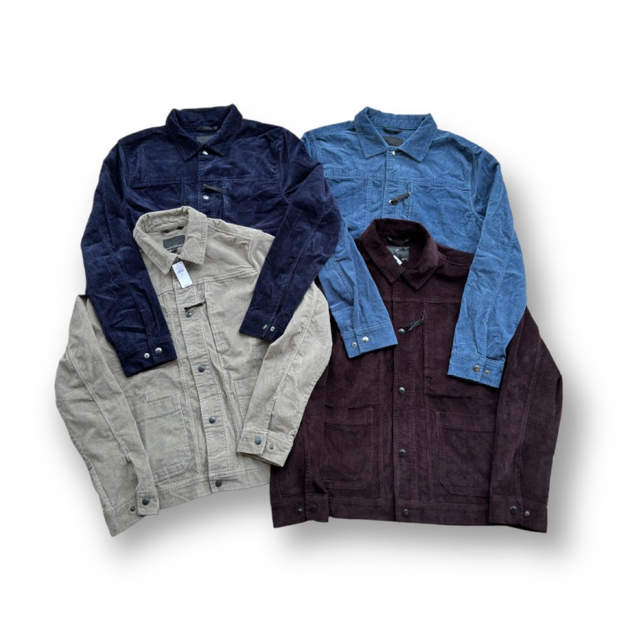 BNA REPUBLIC Corduroy Trucker Jacket Stretch  Pria Denim