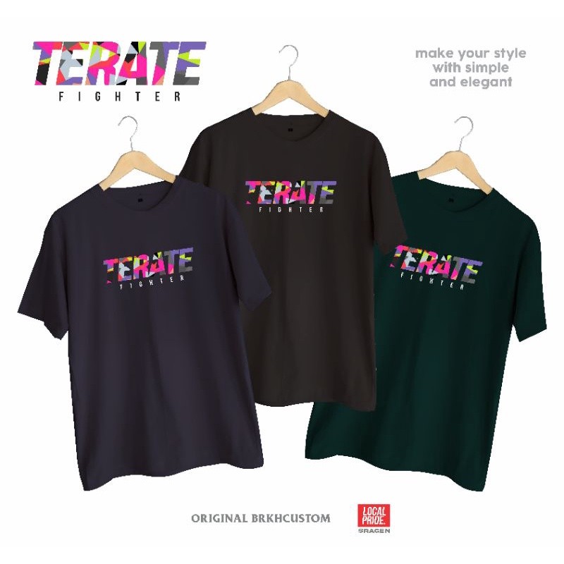 KAOS PERSAUDARAAN SETIA HATI TERATE | KAOS PSHT FULL COLOR SIMPEL | KAOS TERATE | KAOS SHORENK | KAO