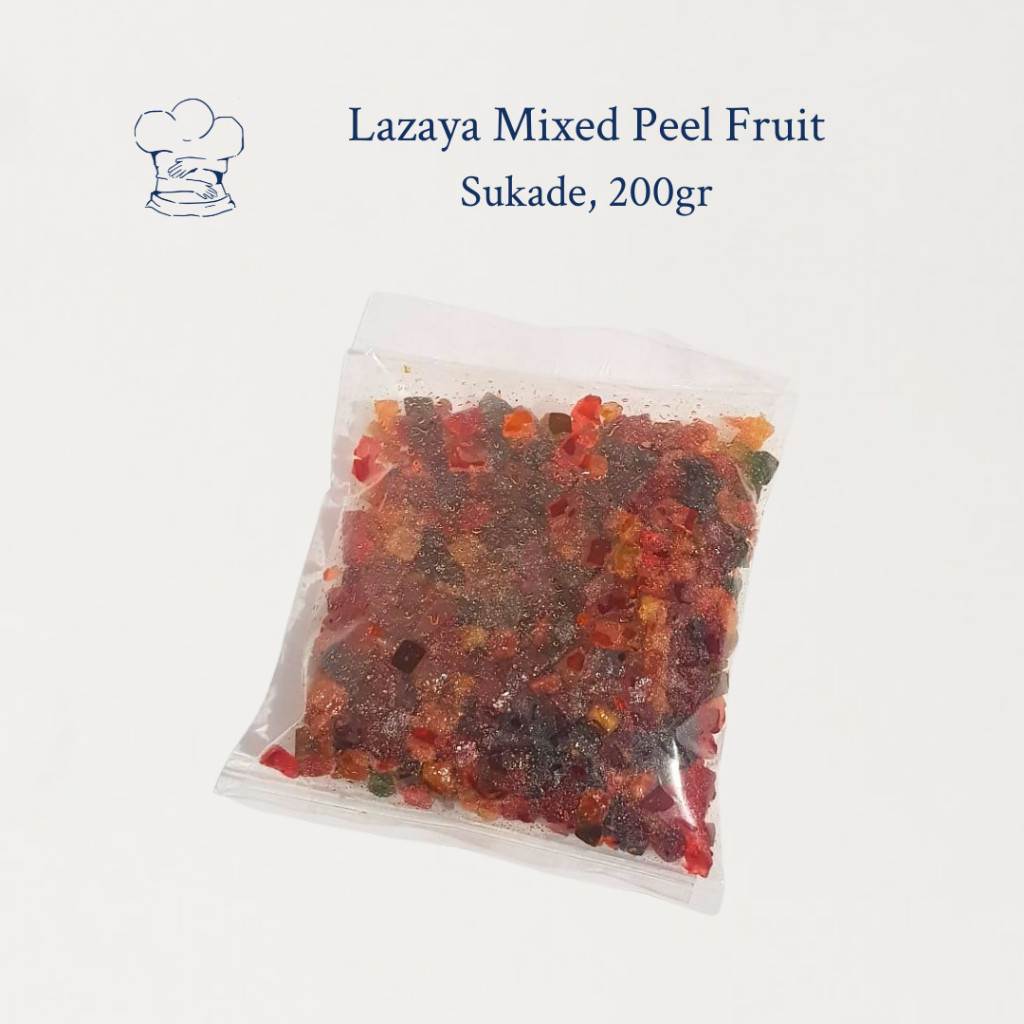 

Lazaya Mixed Peel / Sukade 200gr – Campuran Buah Kering untuk Kue & Roti