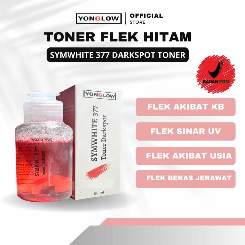 

Yonglow Toner Flek Symwhite 377 Darkspot BPOM Penghilang Melasma Hiperpigmentasi Noda Bintik Hitam Wajah Bekas Jerawat Pemutih Kulit Kusam Susah Putih