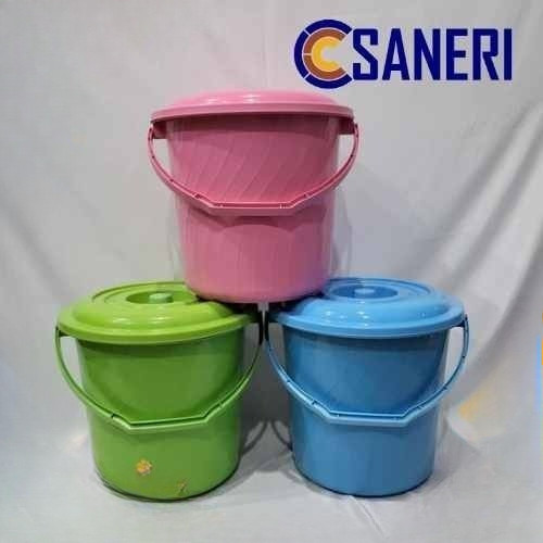 SANERI - EMBER PLASTIK INDIA BESAR TUTUP PASTEL WARNA