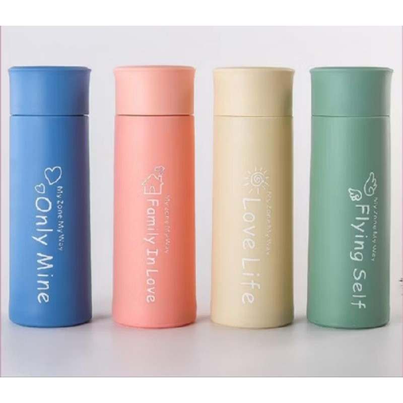 (wk acc) BOTOL KACA LOVE LIFE 1692 1 / Botol Kaca Love Life Baru New Tumbler Glass Souvenir Only Min