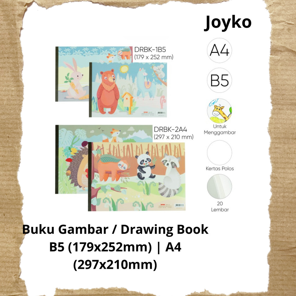 

Drawing Book / Buku Gambar Joyko B5 A4 DRBK-1B5 DRBK-2A4