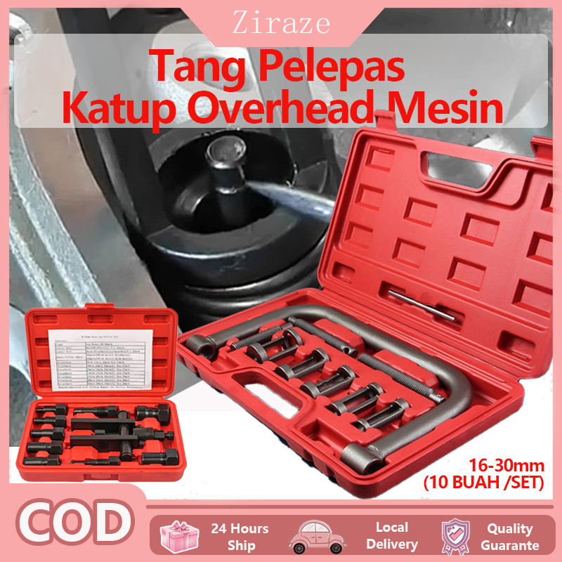 10PCS - Set Tracker Bearing Puller / Set Treker Klep Mobil / Spring Compressor / Pembuka Bearing Pem