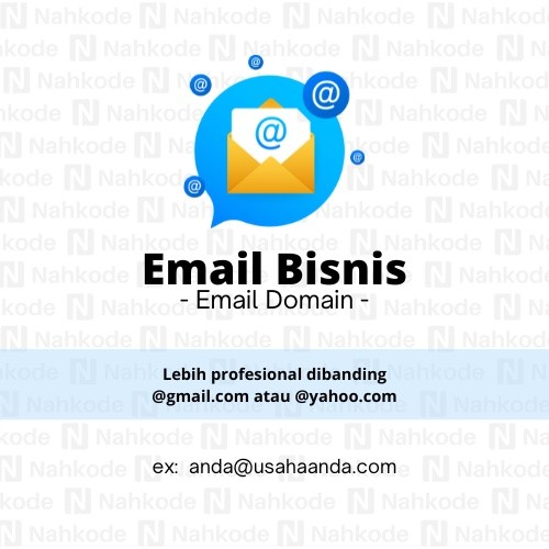 Email Bisnis / Email Domain Pribadi 1 Tahun