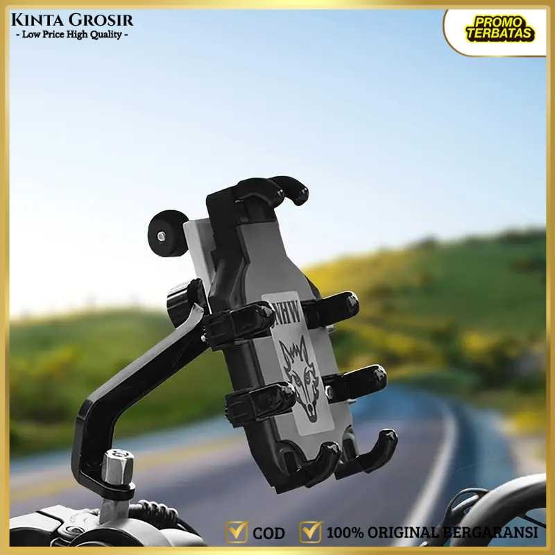 Holder HP Spion Motor 360° - GPS & Navigasi Tetap Aman di Jalan