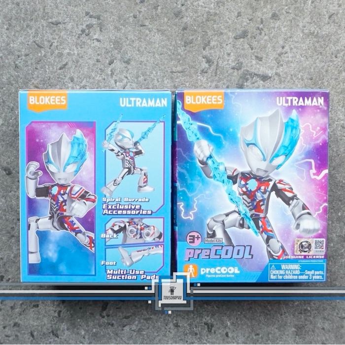 Blokees PreCool ULTRAMAN BLAZAR Action Figure Blocks Bloks Q SD Chibi