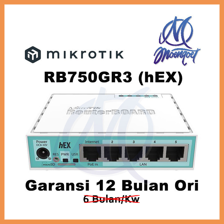 Mikrotik RB750Gr3 Hex Router Gigabit 5 Port