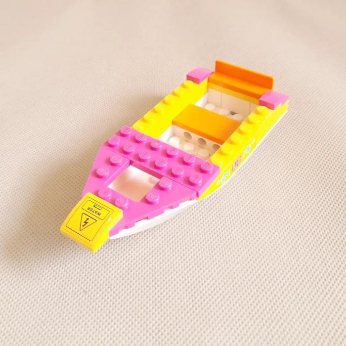 DV99 Lego Kapal Yellow Pink Boat - Ori Lego Mainan Anak Laki Brick Toys