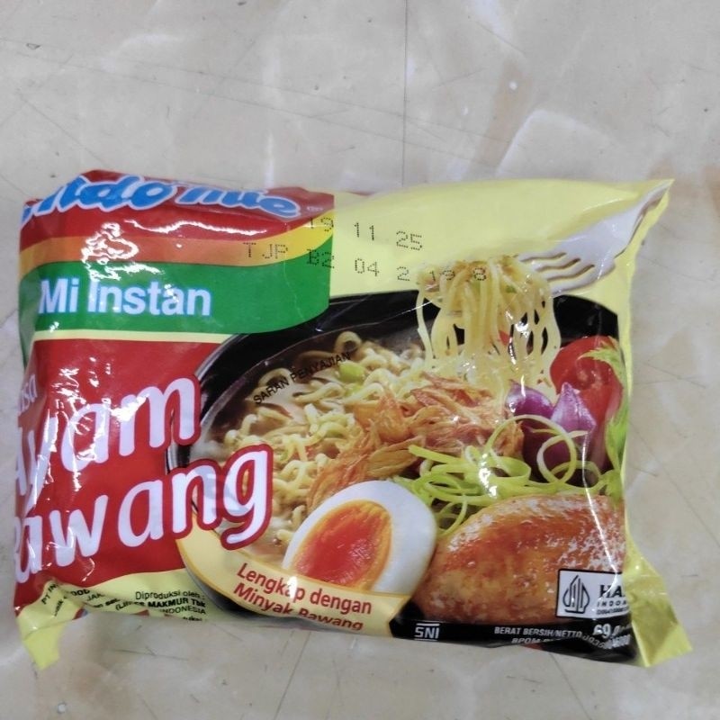

INDOMIE AYAM BAWANG ( 1 KARTON ) ISI 40 BKS X69 GRAM