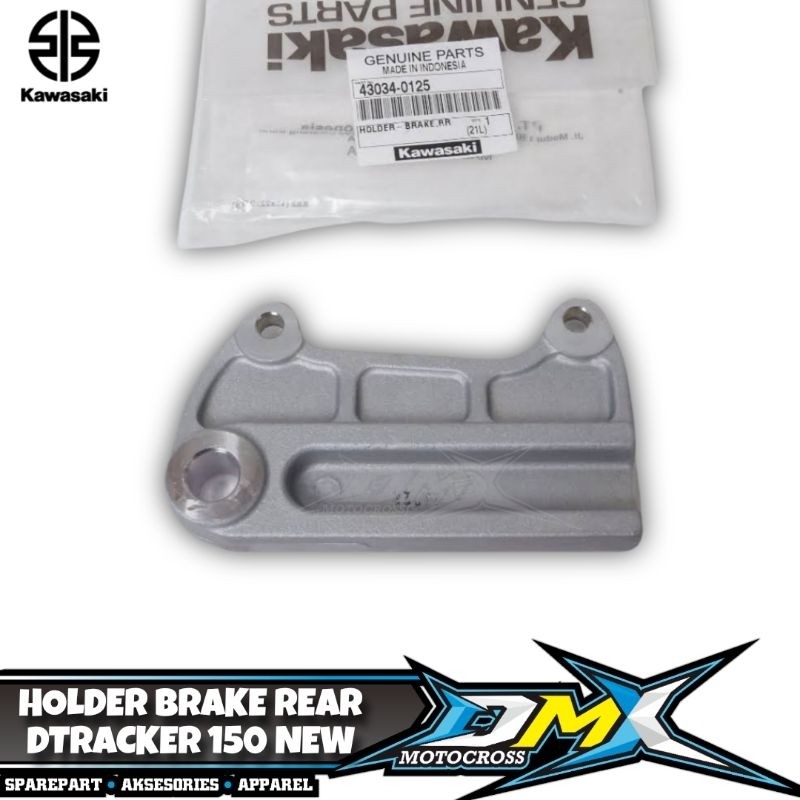 HOLDER BRAKE RR BRAKET DUDUKAN KALIPER BELAKANG 220MM KLX DTRACKER 150 NEW TAHUN 2016-2023 KLX 230 2