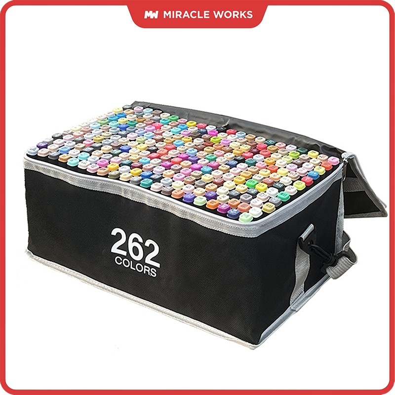 

6.6 Diskon MW Spidol Warna Warni 1 Set Sketch Marker 2 Tip Touch Marker 60/80/100/120/168/204/262 Warna