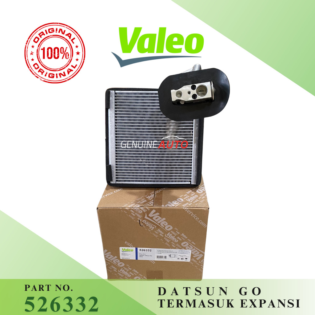 COOLING COIL EVAPORATOR DATSUN GO DATSUN GO+ PANCA CROSS TERMASUK EXPANSI VALEO ASLI 526332