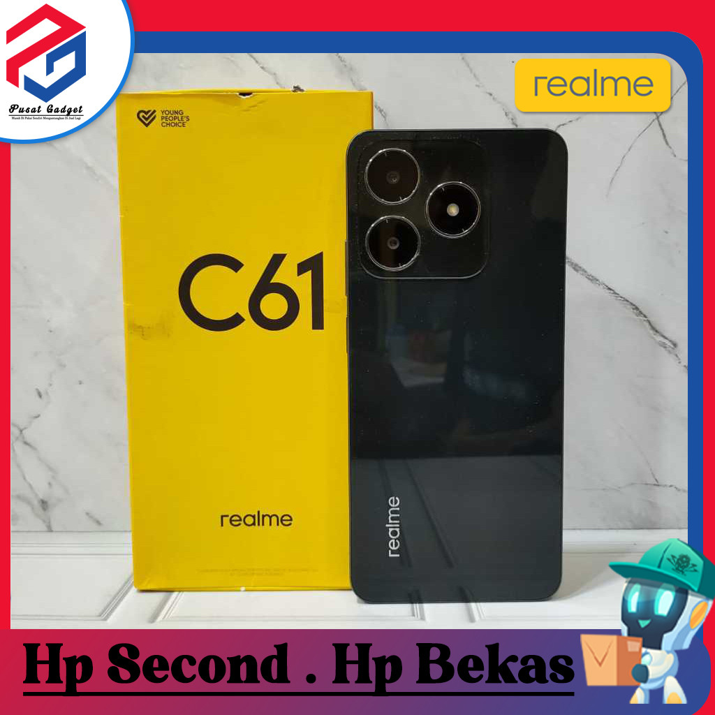 Realme C61 Ram 8 Rom 128GB Second Pusat Gadget
