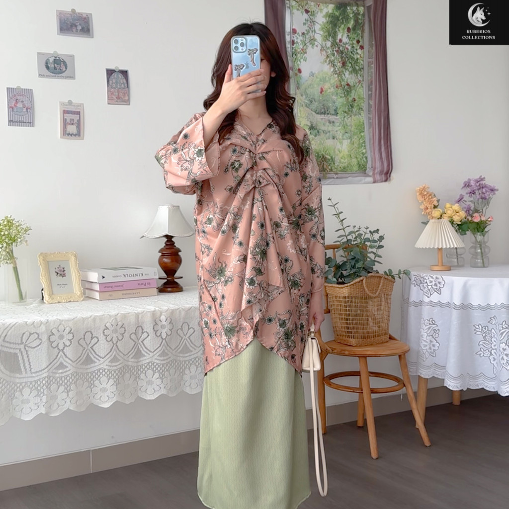 KANON - Maryam Kaftan Skirt Set - Set kaftan dan rok wanita