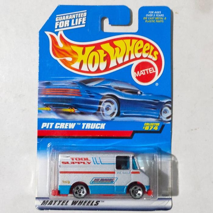 TR99 HW Hot Wheels Pit Crew Truck silver 1998 Combat Medic rare