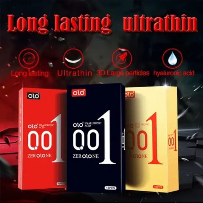 PROMO Lucerne * Olo Zerolone Ultrathin 001 - Olo Kondom Super Tipis 001 - Kondom Tertipis 001 - Kond