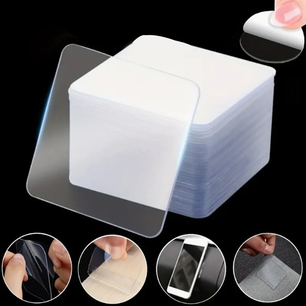 Nano tape transparan dua sisi, double tape nano, nano tape kuat, nano tape multifungsi