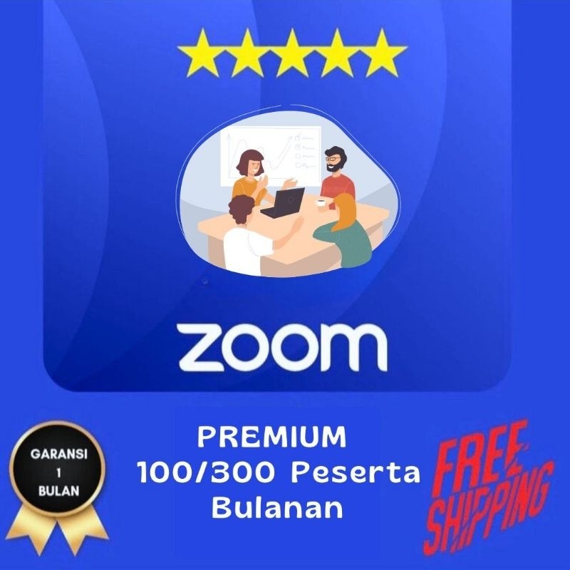 Upgrade Zoom Premium Bulanan Bergaransi