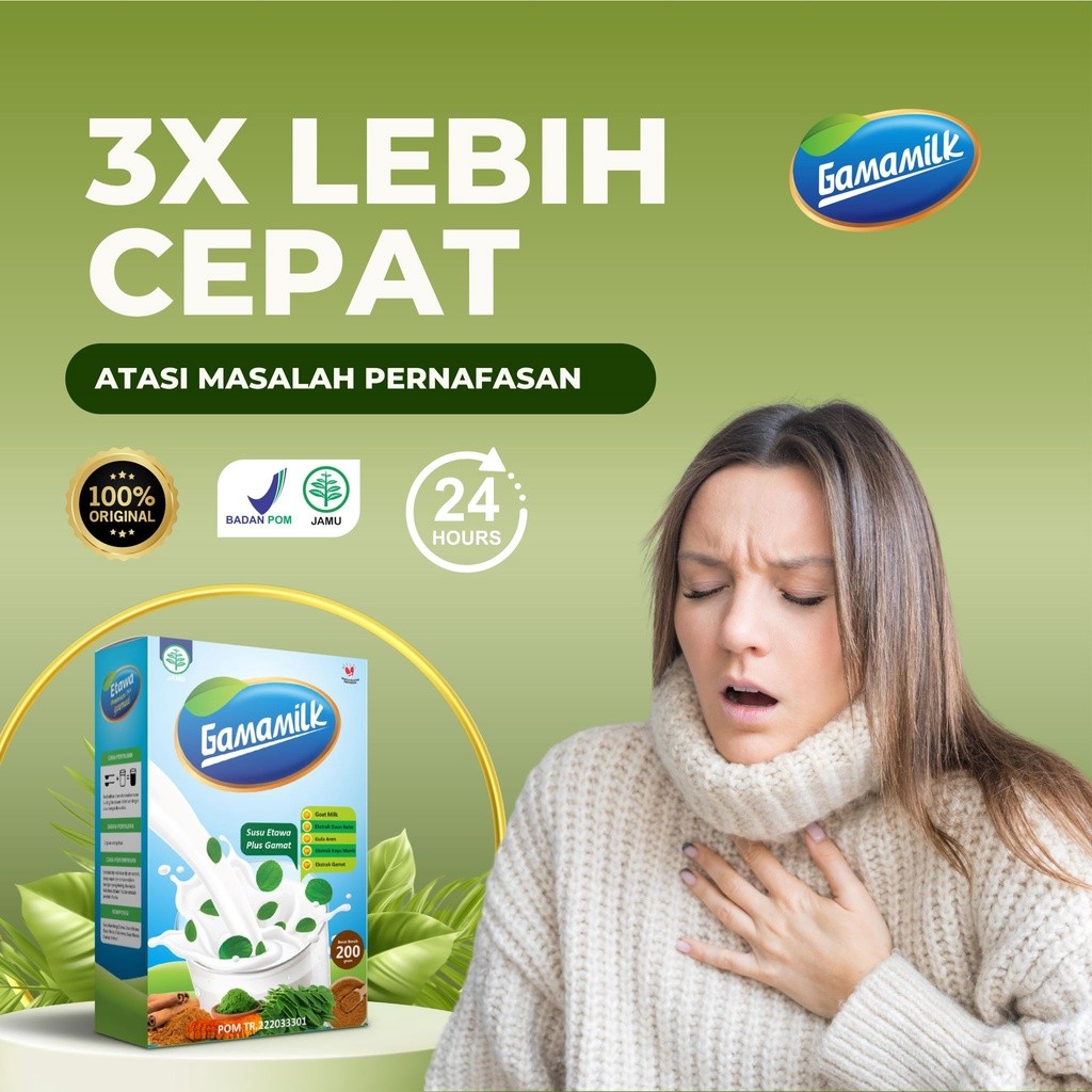

SUSU ETAWA GAMAT GAMAMILK - Rekomendasi Ilmiah Atasi Masalah Sesak Nafas, dan Asma, Bronkitis Cocok untuk dewasa dan anak. 29
