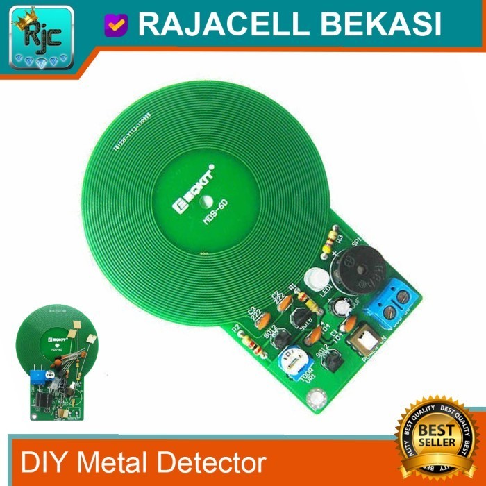 AMD99 DIY KIT Metal Detector Detektor Logam Sensor Deteksi Besi Induksi - Belum Dirakit