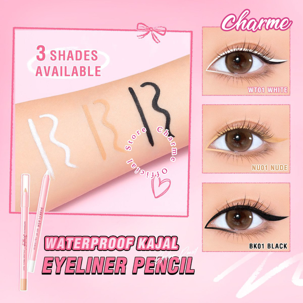(READY & ORI) PINKFLASH WATERPROOF KAJAL EYELINER PENCIL PFE34 PF E34 Eye liner Pensil