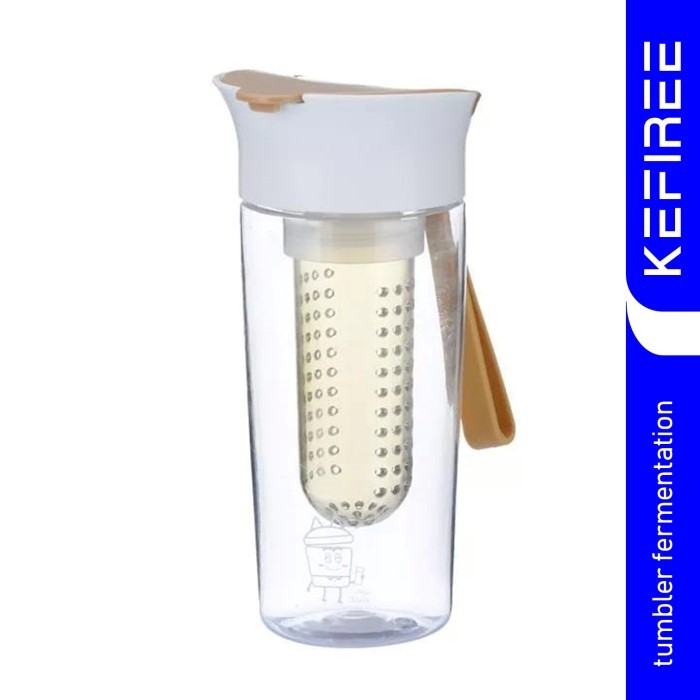 ✔Walhimura✔ - SALE Tumbler - Botol Kefir Susu Fermentation Kefiree 500 ml - Cream
