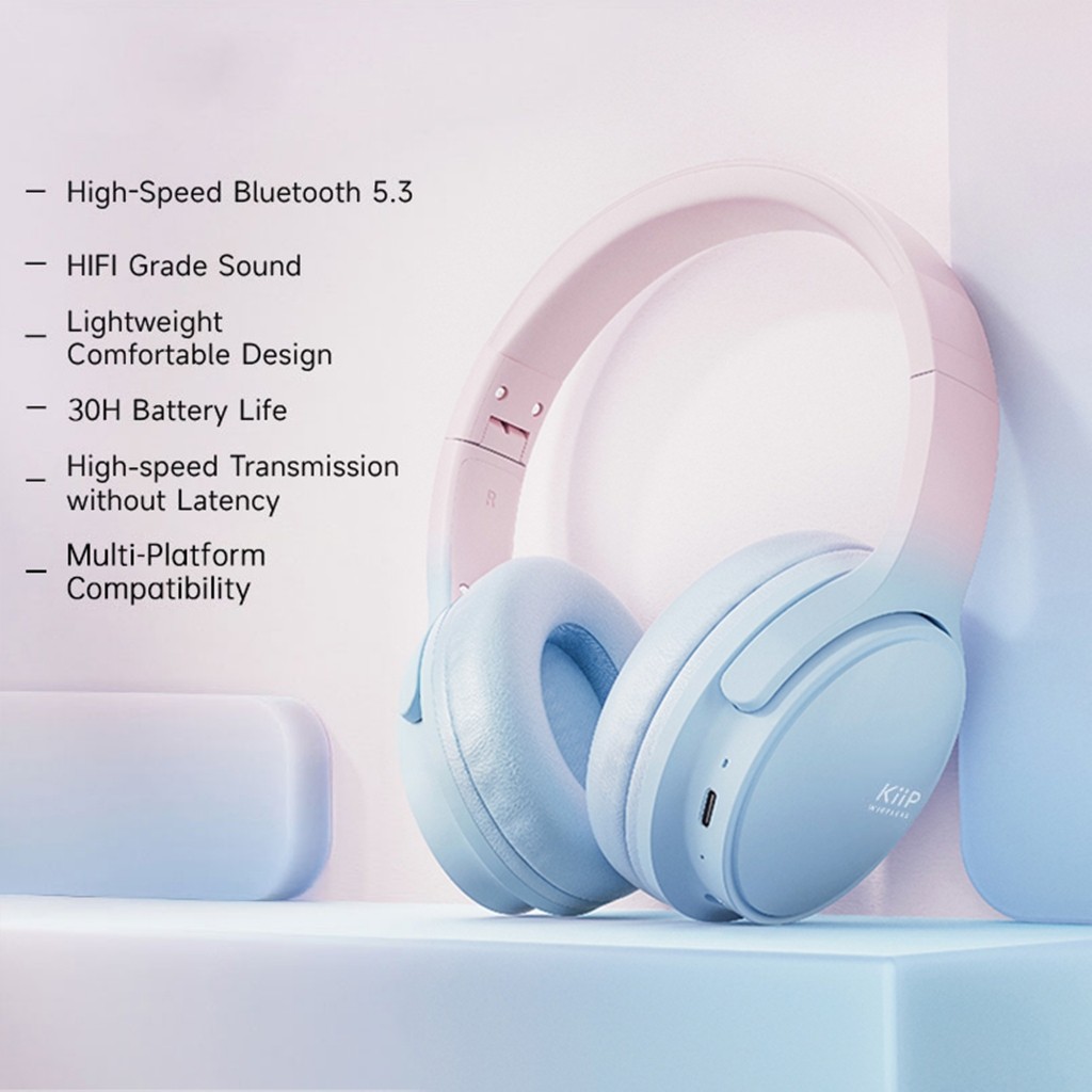 Terbaru Kiip - Headphone - Th60 Headphone Bluetooth Wireless Headset