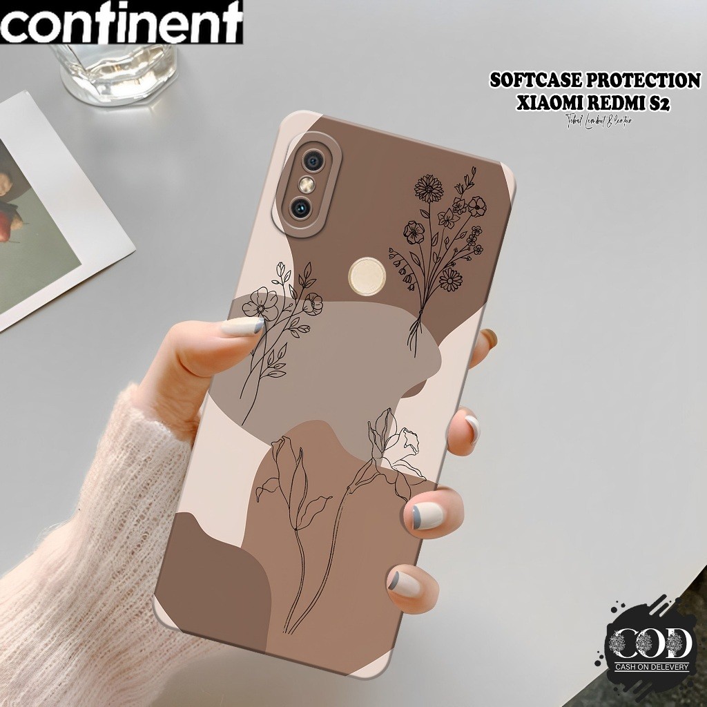 Softcase Xiaomi Redmi S2 Terbaru - Fashion Case Aesthetic - Case Xiaomi Redmi S2 - Silikon Tpu Pro C