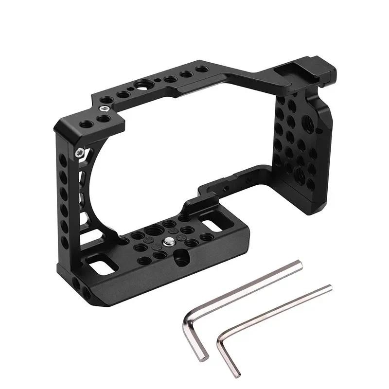 A6100 A6300 A6400 A6500 Camera Cage for Sony A6000 Accessory Vlog Case Handheld Bracket Cold Shoe Mi